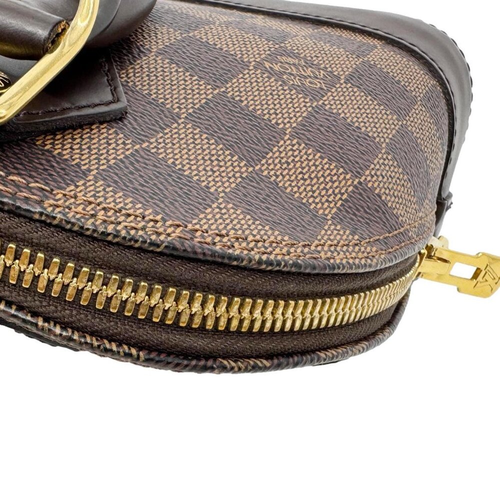 Louis Vuitton Alma BB Damier Ebene Satchel Shoulder Bag Brown - Picture 5 of 10